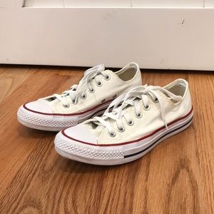 White Low-top Converse